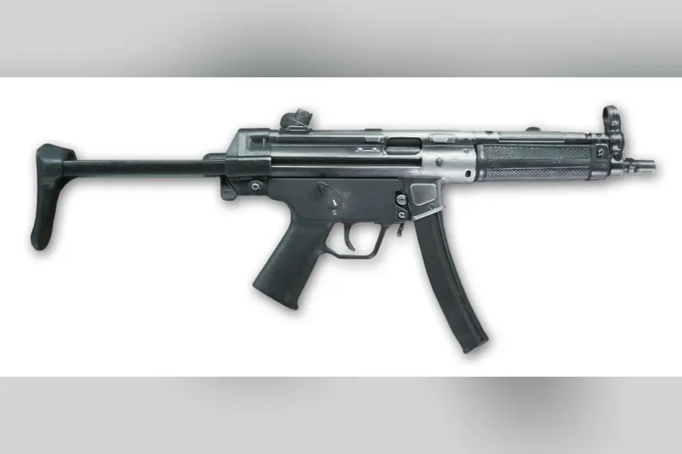 MP5A3, odmiana z wysuwaną kolbą, egzemplarz z 1976 roku